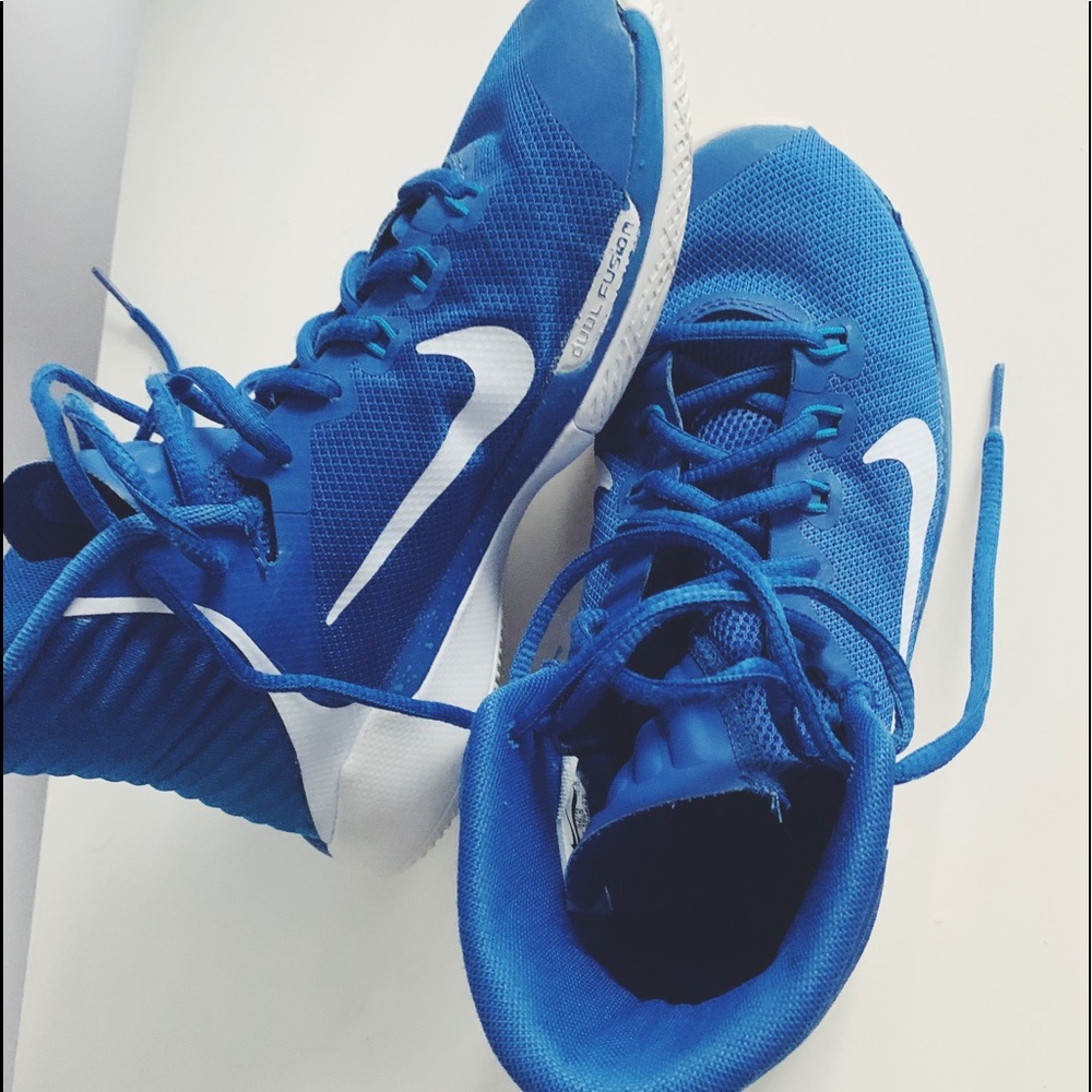 Nike Boys Blue Basketball Sneakers
